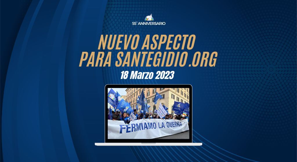 La web de Sant'Egidio estrena un nuevo aspecto. Se podrá ver a partir del 18 de marzo